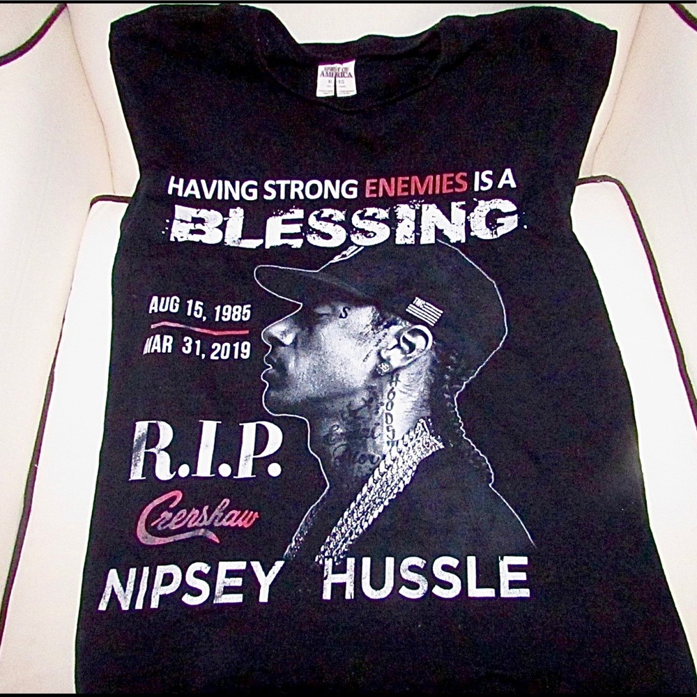 Nipsey Hussle RIP XL t-shirt